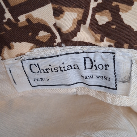 Christian Dior tan brown vintage 1970’s Dior bucket hat - Picture 10 of 12